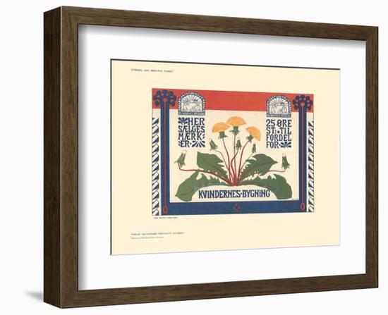 Kvindernes Bygning-Frau Holten Skonsgaard-Framed Collectable Print