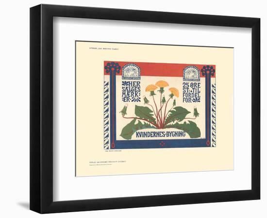 Kvindernes Bygning-Frau Holten Skonsgaard-Framed Collectable Print