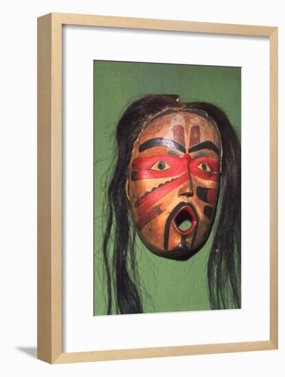 Kwakiutl Face-Mask, Pacific Northwest Coast Indian-Unknown-Framed Giclee Print