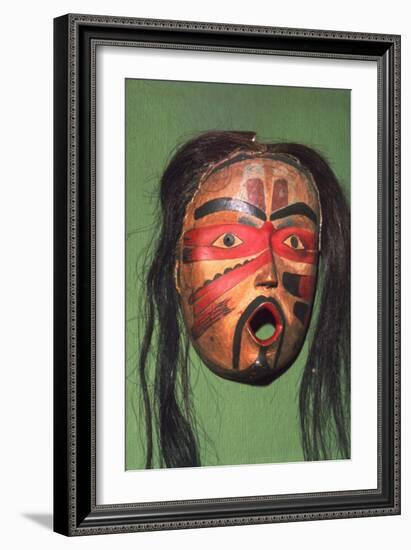 Kwakiutl Face-Mask, Pacific Northwest Coast Indian-Unknown-Framed Giclee Print