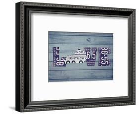 KY State Love-Design Turnpike-Framed Giclee Print