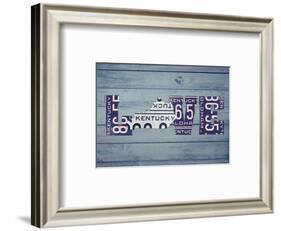 KY State Love-Design Turnpike-Framed Giclee Print
