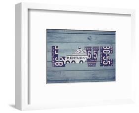 KY State Love-Design Turnpike-Framed Giclee Print