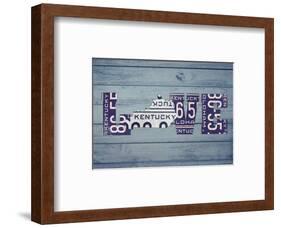 KY State Love-Design Turnpike-Framed Giclee Print