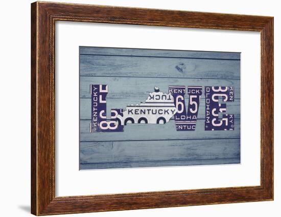 KY State Love-Design Turnpike-Framed Giclee Print