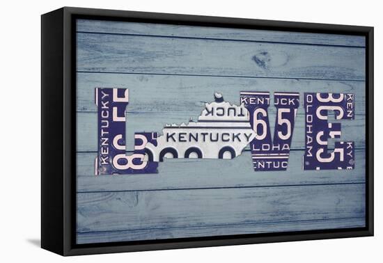 KY State Love-Design Turnpike-Framed Premier Image Canvas