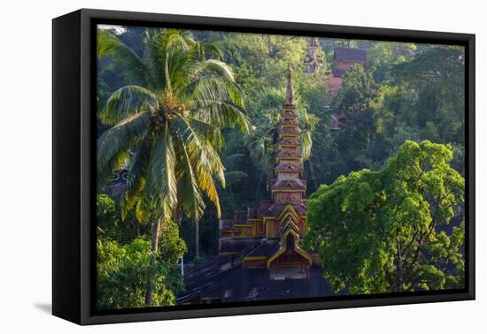 Kyaik Than Lan Pagoda, Mawlamyine (Moulmein), Myanmar (Burma), Asia-Nathalie Cuvelier-Framed Premier Image Canvas