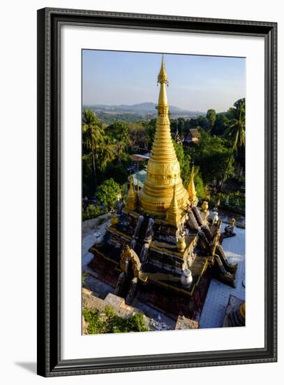 Kyaik Than Lan Pagoda, Mawlamyine (Moulmein), Myanmar (Burma), Asia-Nathalie Cuvelier-Framed Photographic Print