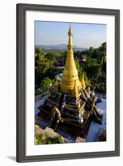 Kyaik Than Lan Pagoda, Mawlamyine (Moulmein), Myanmar (Burma), Asia-Nathalie Cuvelier-Framed Photographic Print