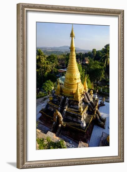 Kyaik Than Lan Pagoda, Mawlamyine (Moulmein), Myanmar (Burma), Asia-Nathalie Cuvelier-Framed Photographic Print