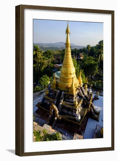 Kyaik Than Lan Pagoda, Mawlamyine (Moulmein), Myanmar (Burma), Asia-Nathalie Cuvelier-Framed Photographic Print