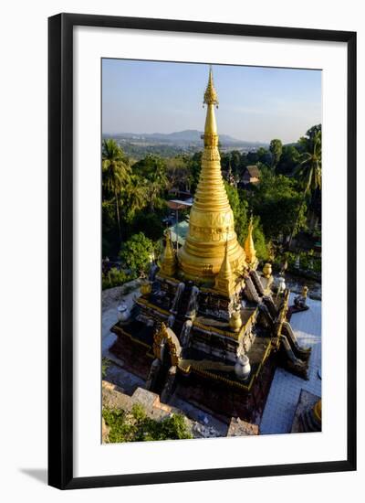 Kyaik Than Lan Pagoda, Mawlamyine (Moulmein), Myanmar (Burma), Asia-Nathalie Cuvelier-Framed Photographic Print