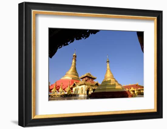 Kyaik Than Lan Pagoda, Mawlamyine (Moulmein), Myanmar (Burma), Asia-Nathalie Cuvelier-Framed Photographic Print