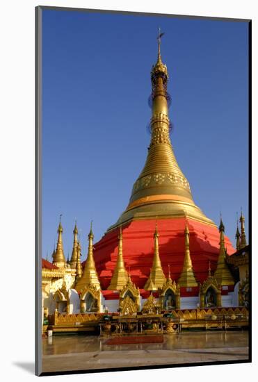 Kyaik Than Lan Pagoda, Mawlamyine (Moulmein), Myanmar (Burma), Asia-Nathalie Cuvelier-Mounted Photographic Print