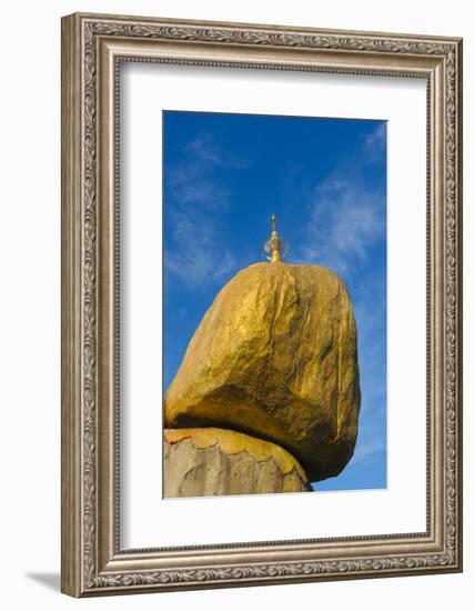 Kyaiktiyo Pagoda, Gold Rock, Mon State, Myanmar-Keren Su-Framed Photographic Print