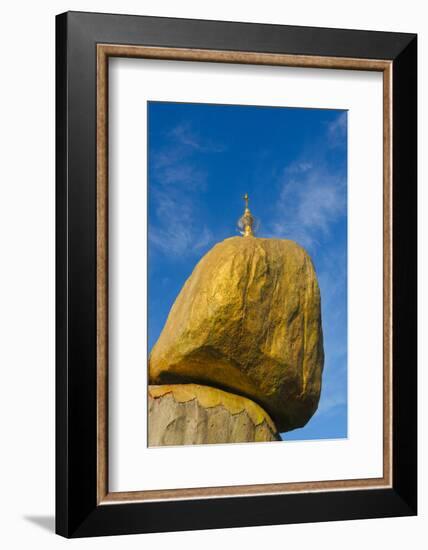 Kyaiktiyo Pagoda, Gold Rock, Mon State, Myanmar-Keren Su-Framed Photographic Print