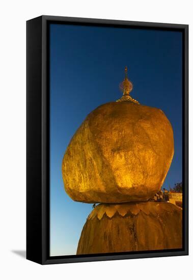 Kyaiktiyo Pagoda, Gold Rock, Mon State, Myanmar-Keren Su-Framed Premier Image Canvas