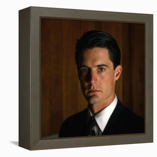 KYLE MacLACHLAN. "Twin Peaks" [1990], directed by DAVID LYNCH.-null-Framed Stretched Canvas