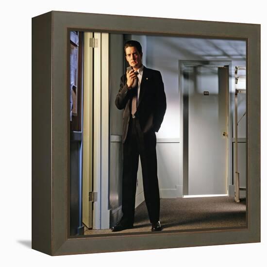 KYLE MacLACHLAN. "Twin Peaks" [1990], directed by DAVID LYNCH.-null-Framed Stretched Canvas