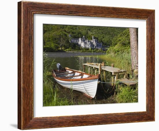 Kylemore Abbey and Lake, Connemara, County Galway, Connacht, Republic of Ireland, Europe-Richard Cummins-Framed Photographic Print