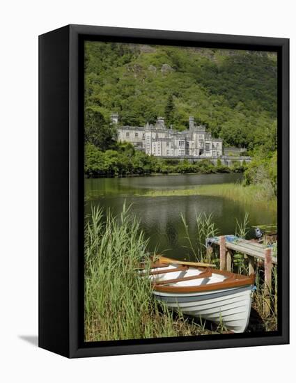 Kylemore Abbey, Connemara, County Galway, Connacht, Republic of Ireland-Gary Cook-Framed Premier Image Canvas