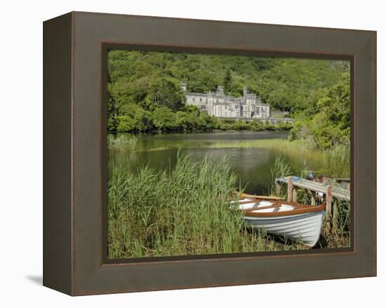 Kylemore Abbey, Connemara, County Galway, Connacht, Republic of Ireland-Gary Cook-Framed Premier Image Canvas