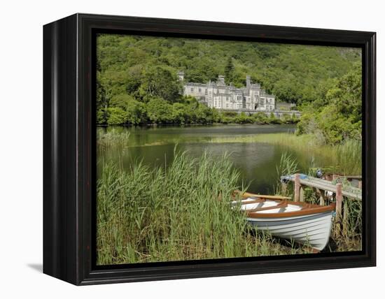 Kylemore Abbey, Connemara, County Galway, Connacht, Republic of Ireland-Gary Cook-Framed Premier Image Canvas