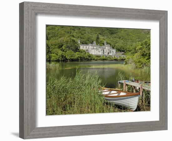 Kylemore Abbey, Connemara, County Galway, Connacht, Republic of Ireland-Gary Cook-Framed Photographic Print