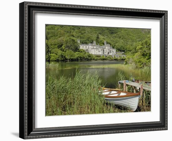 Kylemore Abbey, Connemara, County Galway, Connacht, Republic of Ireland-Gary Cook-Framed Photographic Print