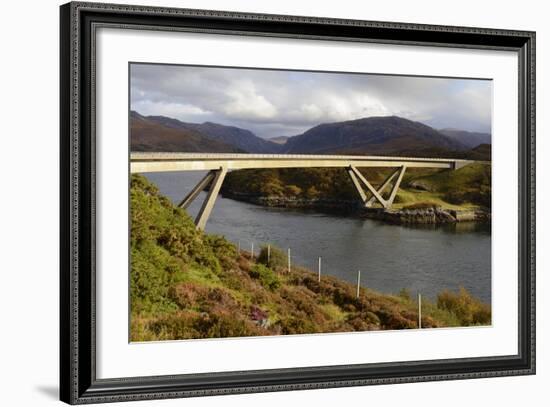 Kylesku Bridge, Kylesku, Assynt, Highlands, Scotland, United Kingdom, Europe-Peter Richardson-Framed Photographic Print