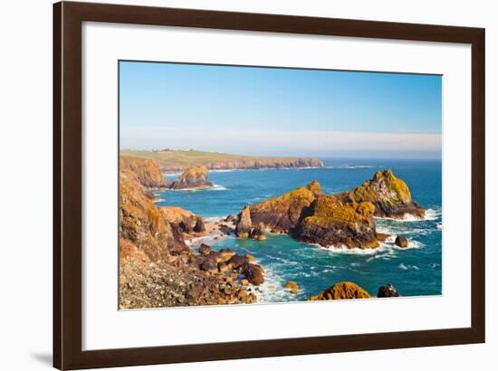 Kynance Cove, Lizard, Cornwall, England, United Kingdom, Europe-Kav Dadfar-Framed Photographic Print