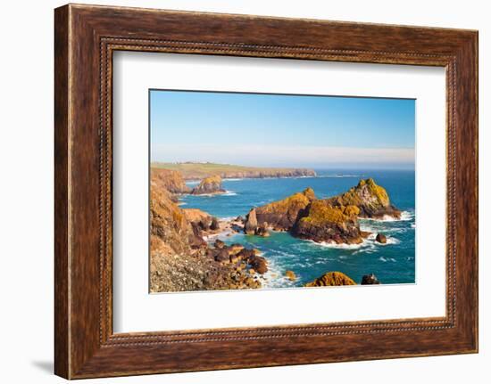 Kynance Cove, Lizard, Cornwall, England, United Kingdom, Europe-Kav Dadfar-Framed Photographic Print