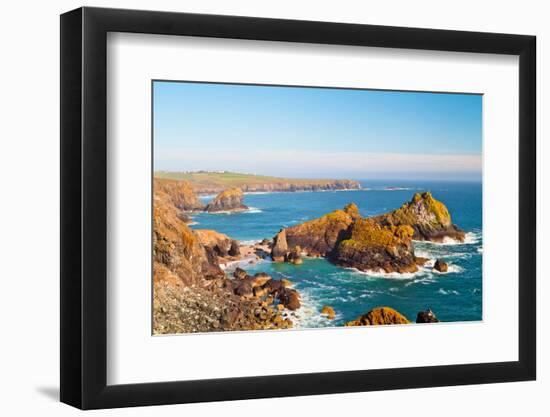 Kynance Cove, Lizard, Cornwall, England, United Kingdom, Europe-Kav Dadfar-Framed Photographic Print