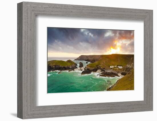 Kynance Cove, Lizard, Cornwall, England, United Kingdom, Europe-Kav Dadfar-Framed Photographic Print