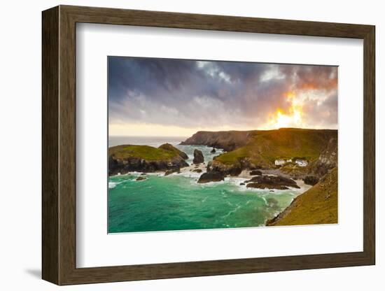 Kynance Cove, Lizard, Cornwall, England, United Kingdom, Europe-Kav Dadfar-Framed Photographic Print