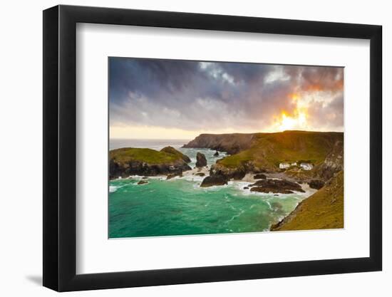 Kynance Cove, Lizard, Cornwall, England, United Kingdom, Europe-Kav Dadfar-Framed Photographic Print