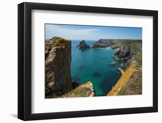 Kynance Cove on the Lizard Peninsula, Cornwall, England, United Kingdom, Europe-Alex Treadway-Framed Photographic Print