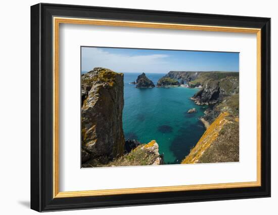 Kynance Cove on the Lizard Peninsula, Cornwall, England, United Kingdom, Europe-Alex Treadway-Framed Photographic Print