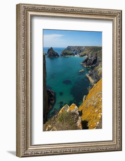 Kynance Cove on the Lizard Peninsula, Cornwall, England, United Kingdom, Europe-Alex Treadway-Framed Photographic Print