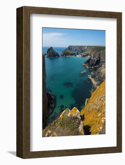 Kynance Cove on the Lizard Peninsula, Cornwall, England, United Kingdom, Europe-Alex Treadway-Framed Photographic Print