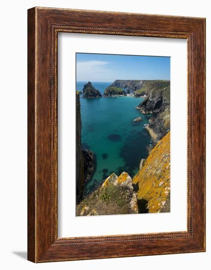 Kynance Cove on the Lizard Peninsula, Cornwall, England, United Kingdom, Europe-Alex Treadway-Framed Photographic Print