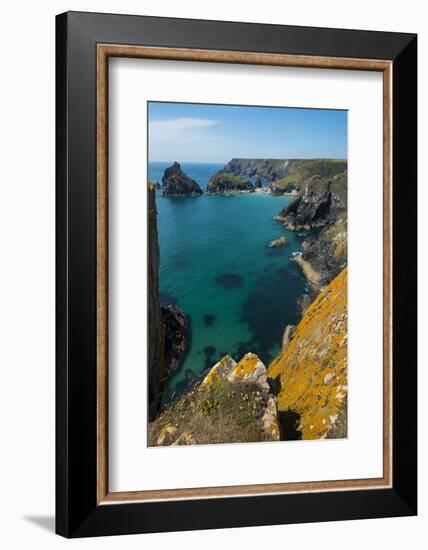 Kynance Cove on the Lizard Peninsula, Cornwall, England, United Kingdom, Europe-Alex Treadway-Framed Photographic Print