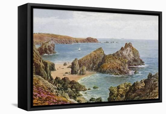 Kynance Cove, Therill, Cornwall-Alfred Robert Quinton-Framed Premier Image Canvas