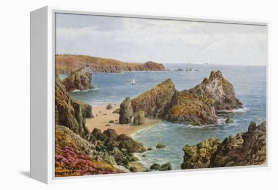 Kynance Cove, Therill, Cornwall-Alfred Robert Quinton-Framed Premier Image Canvas