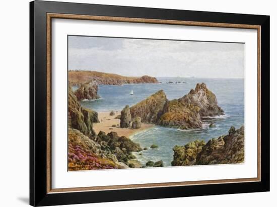 Kynance Cove, Therill, Cornwall-Alfred Robert Quinton-Framed Giclee Print