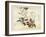 Kyosai Rakuga - Bird and Flowers-Kyosai Kawanabe-Framed Giclee Print