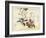 Kyosai Rakuga - Bird and Flowers-Kyosai Kawanabe-Framed Giclee Print