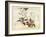 Kyosai Rakuga - Bird and Flowers-Kyosai Kawanabe-Framed Giclee Print