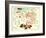 Kyosai Rakuga - Monkeys-Kyosai Kawanabe-Framed Giclee Print