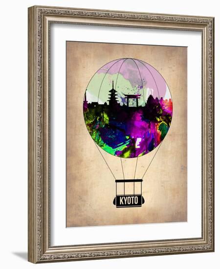 Kyoto Air Balloon-NaxArt-Framed Art Print